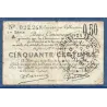 Bon communal Douai et Carvin 50 centimes, B, 22.5.1916 Pirot 59-739 Billet