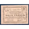 Bon communal Douai et Carvin 2 francs, TB, 22.5.1916 Pirot 59-786 Billet