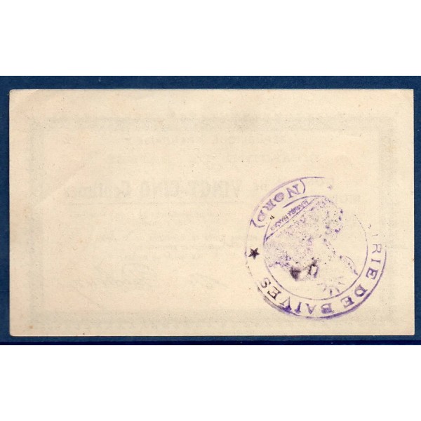 Bon ville Baives 25 centimes, Sup, 7.7.1915 Pirot 59-268 Billet