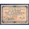 Bon ville Baisieux 50 centimes, TB, 5.4.1915 Pirot 59-256 Billet