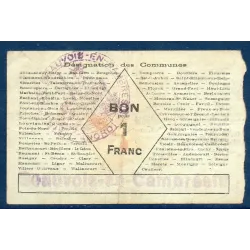 Bon Arrondissement Avesnes, TB, 5.3.1916 Pirot 59-203 Billet