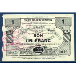 Bon Arrondissement Avesnes, Sup, 5.3.1916 Pirot 59-203 Billet