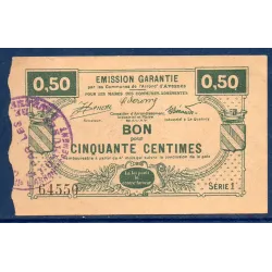 Bon Arrondissement Avesnes, TTB, ND Pirot 59-188 Billet