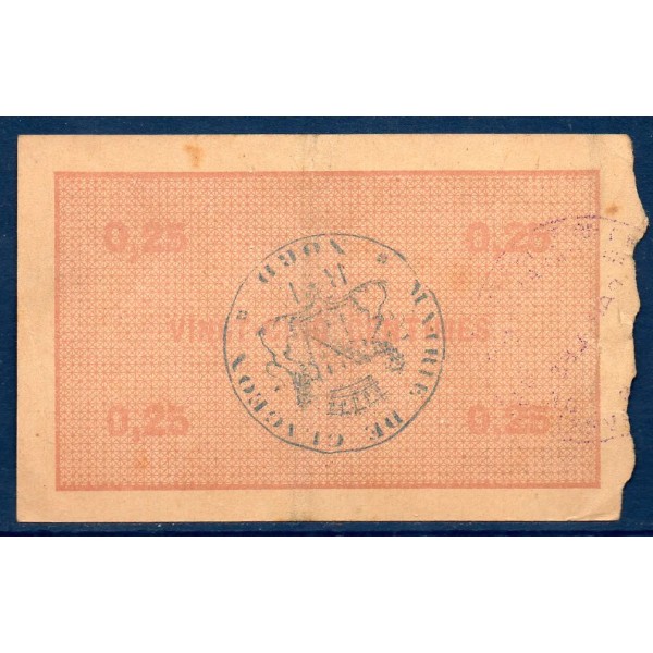 Bon Arrondissement Avesnes, TB, ND Pirot 59-187 Billet