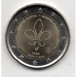 2 euro commémorative Portugal 2025 Scoutisme pièce de monnaie €