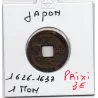 Japon Shoguna 1 mon 1626-1637 TTB, KM.C1
