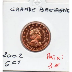 Grande Bretagne essai 5 centimes 2002 Spl Probe