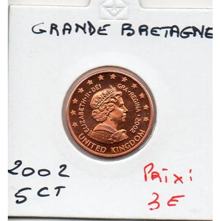 Grande Bretagne essai 5 centimes 2002 Spl Probe