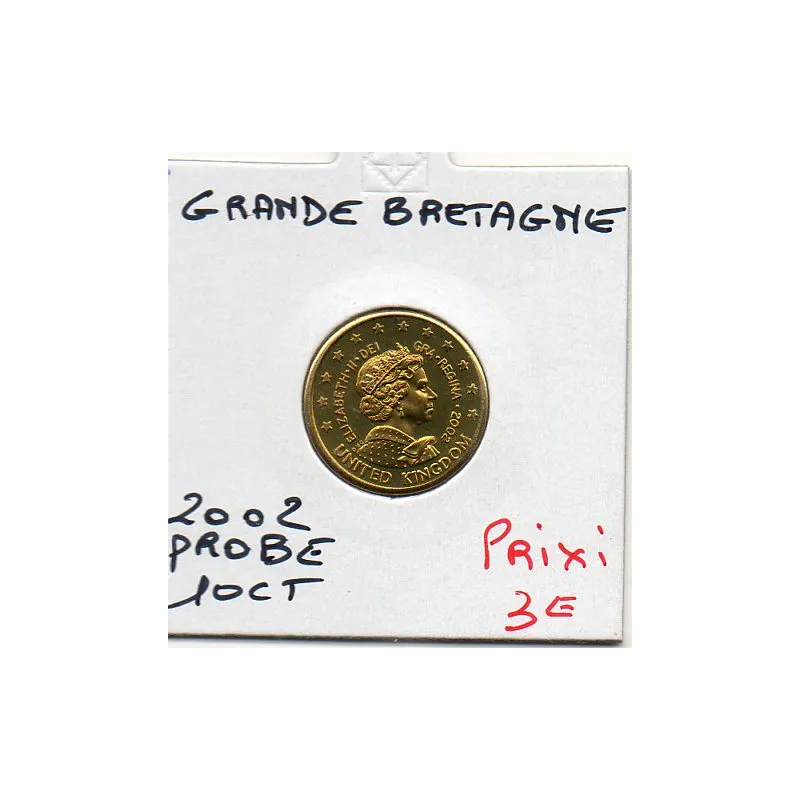 Grande Bretagne essai 10 centimes 2002 Spl Probe Grande Bretagne essai 10 centimes 2002 Spl Probe