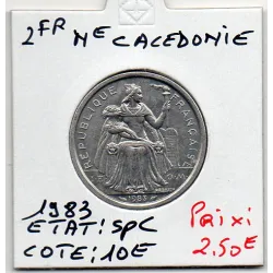 Nouvelle Calédonie 2 Francs 1983 Spl, Lec 63