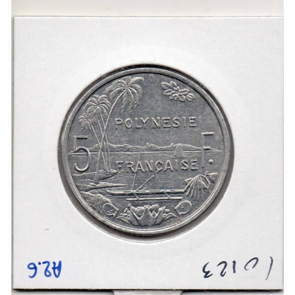 Polynésie Française 5 Francs 1994 Spl, Lec.63