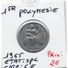 Polynésie Française 1 Franc 1965 SPL, Lec 2 pièce de monnaie