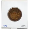 Madagascar 1 franc 1943 TTB, Lec 94 pièce de monnaie