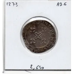 Double sol Parisis 1er type Charles IX (1576 N Montpellier) TB