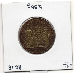 Jeton Sacre de Louis XV 1723 B+ Feuardent 7894