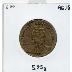 Jeton Révolution Les Horaces et les Curiaces 1793 TTB+ Feuardent manque