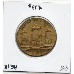 Jeton Louis XIV Les 3 pavillons du Trianon 1706 Sup Feuardent 5953