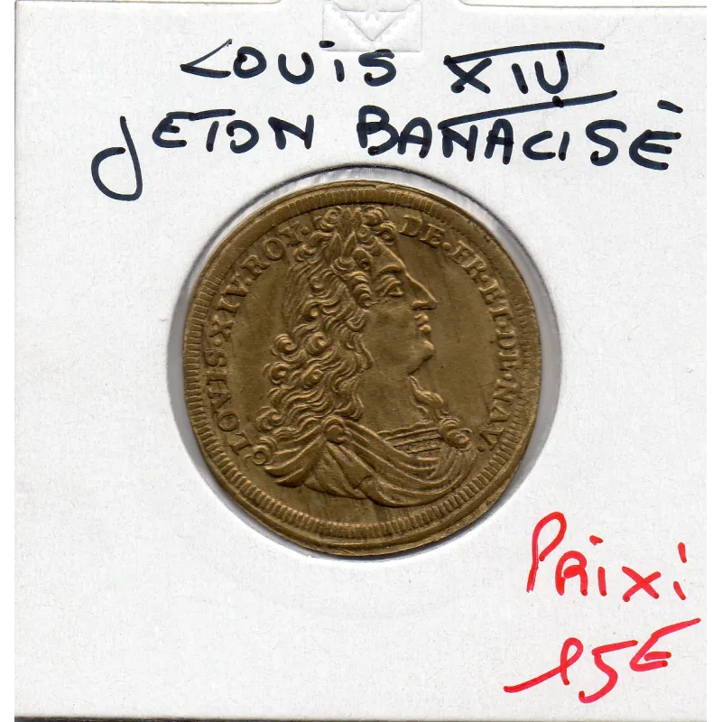 Jeton Louis XIV Nuremberg Banalisé ND Sup Feuardent 13000 Jeton Louis XIV Nuremberg Banalisé ND Sup Feuardent 13000