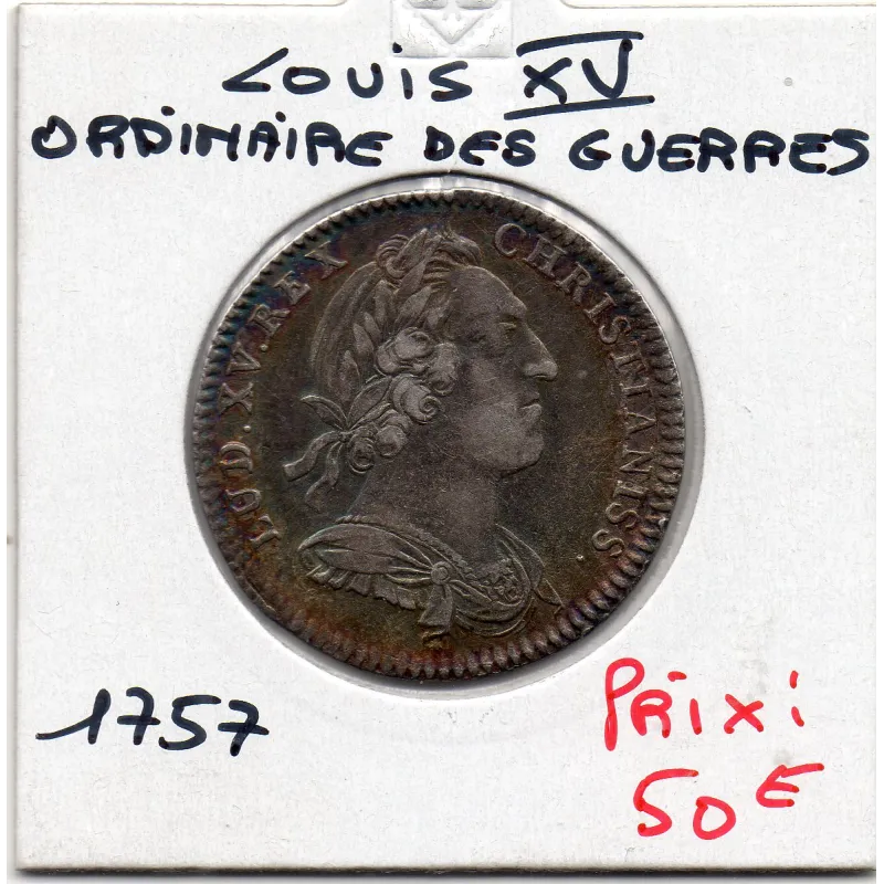 Jeton Louis XV Ordinaire des guerres 1757 TB Feuardent 609 Jeton Louis XV Ordinaire des guerres 1757 TB Feuardent 609