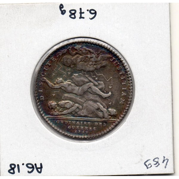 Jeton Louis XV Ordinaire des guerres 1757 TB Feuardent 609