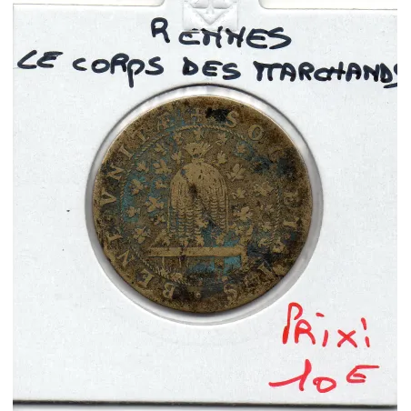 Jeton Le corps des marchands reunis ND TB Feuardent 5437