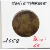 Jeton Marie Thérèse 1668 feuardent 13128
