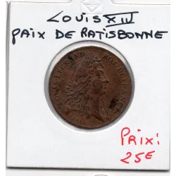 Jeton Louis XIV Paix de Ratisbonne ND TTB Feuardent 12727