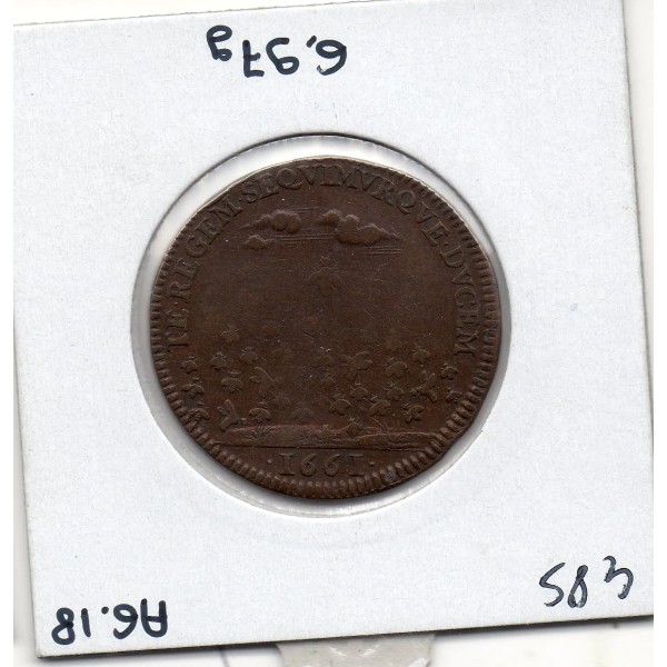 Jeton Louis XIV Secretaire du roi 1661