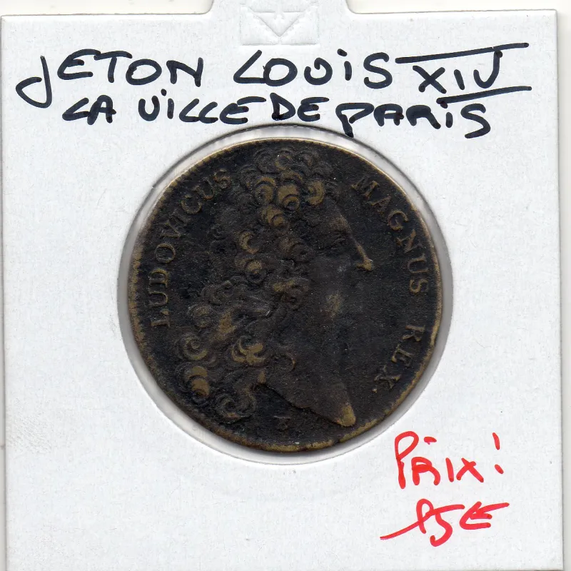 Jeton Louis XIV La ville de Paris ND Feuardent 3426 Jeton Louis XIV La ville de Paris ND Feuardent 3426