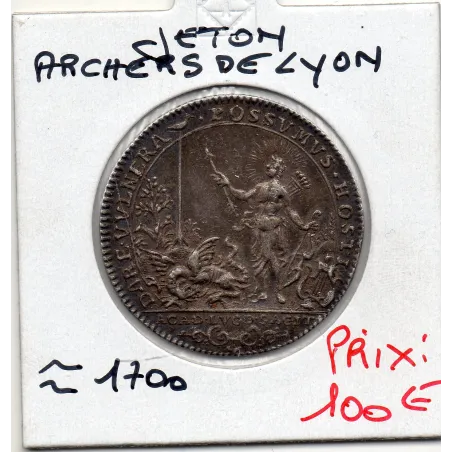 Jeton Archers de lyon 1700 Feuardent 10751