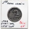 2 francs René Cassin Nickel 1998 Spl