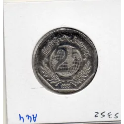 2 francs René Cassin Nickel 1998 Spl