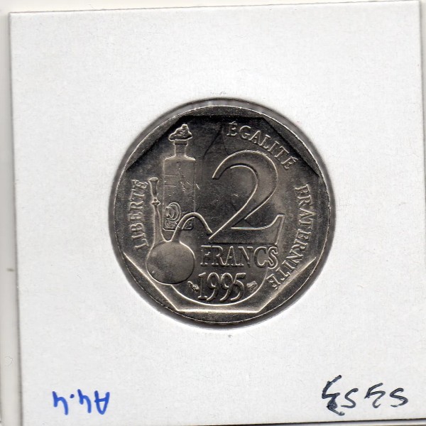2 francs Pasteur Nickel 1995 FDC