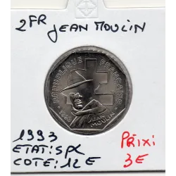 2 francs Jean Moulin Nickel 1993 Spl