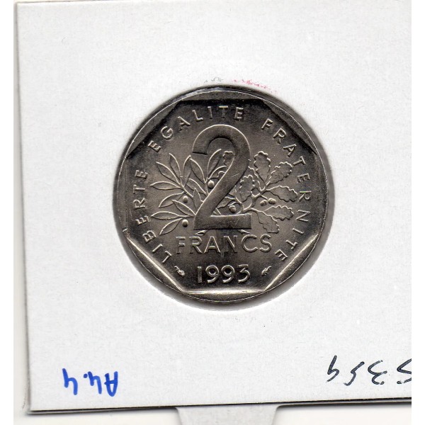 2 francs Jean Moulin Nickel 1993 Spl