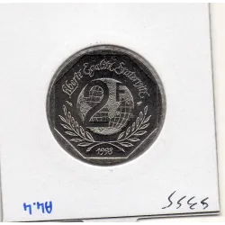 2 francs René Cassin Nickel 1998 Spl
