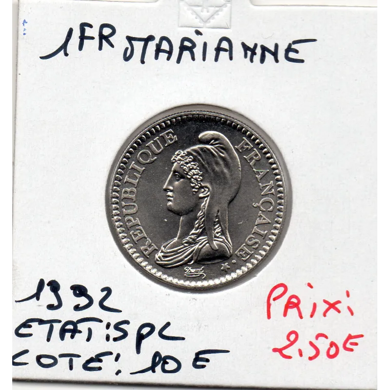 1 franc Marianne 1992 Spl 1 franc Marianne 1992 Spl