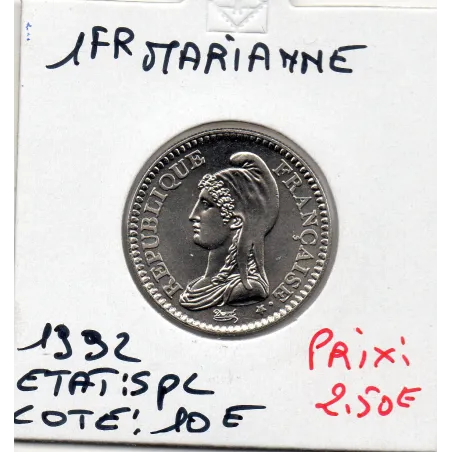 1 franc Marianne 1992 Spl