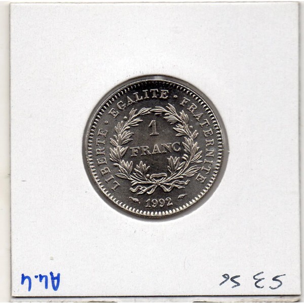 1 franc Marianne 1992 Spl