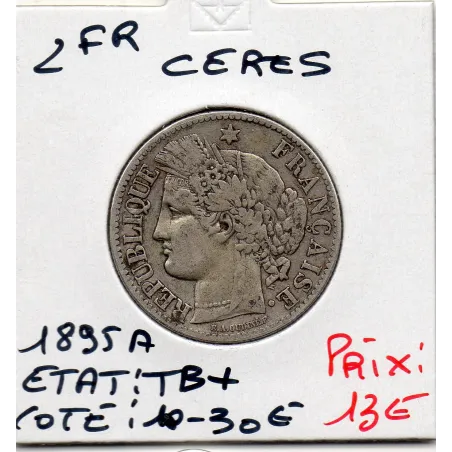 2 Francs Cérès 1895 TB+