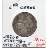 2 Francs Cérès 1873 A Paris TB+