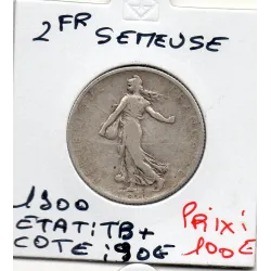 2 Francs Semeuse Argent 1900 TB+