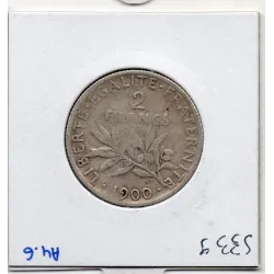 2 Francs Semeuse Argent 1900 TB+