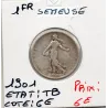 1 franc Semeuse Argent 1901 TB