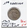 1 franc Semeuse Argent 1909 TB+