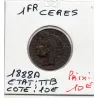 1 Franc Cérès 1888 TTB
