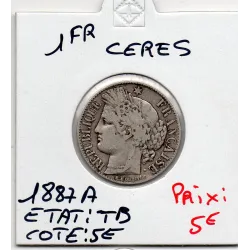 1 Franc Cérès 1887 TB