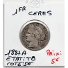 1 Franc Cérès 1887 TB