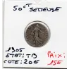 50 centimes Semeuse Argent 1905 TB