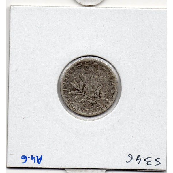 50 centimes Semeuse Argent 1905 TB